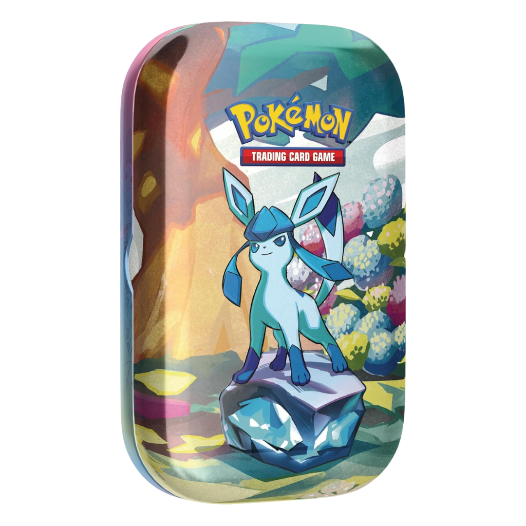 Pokemon Tcg Prismatic Evolution Glaseon Mini Tin Ingles