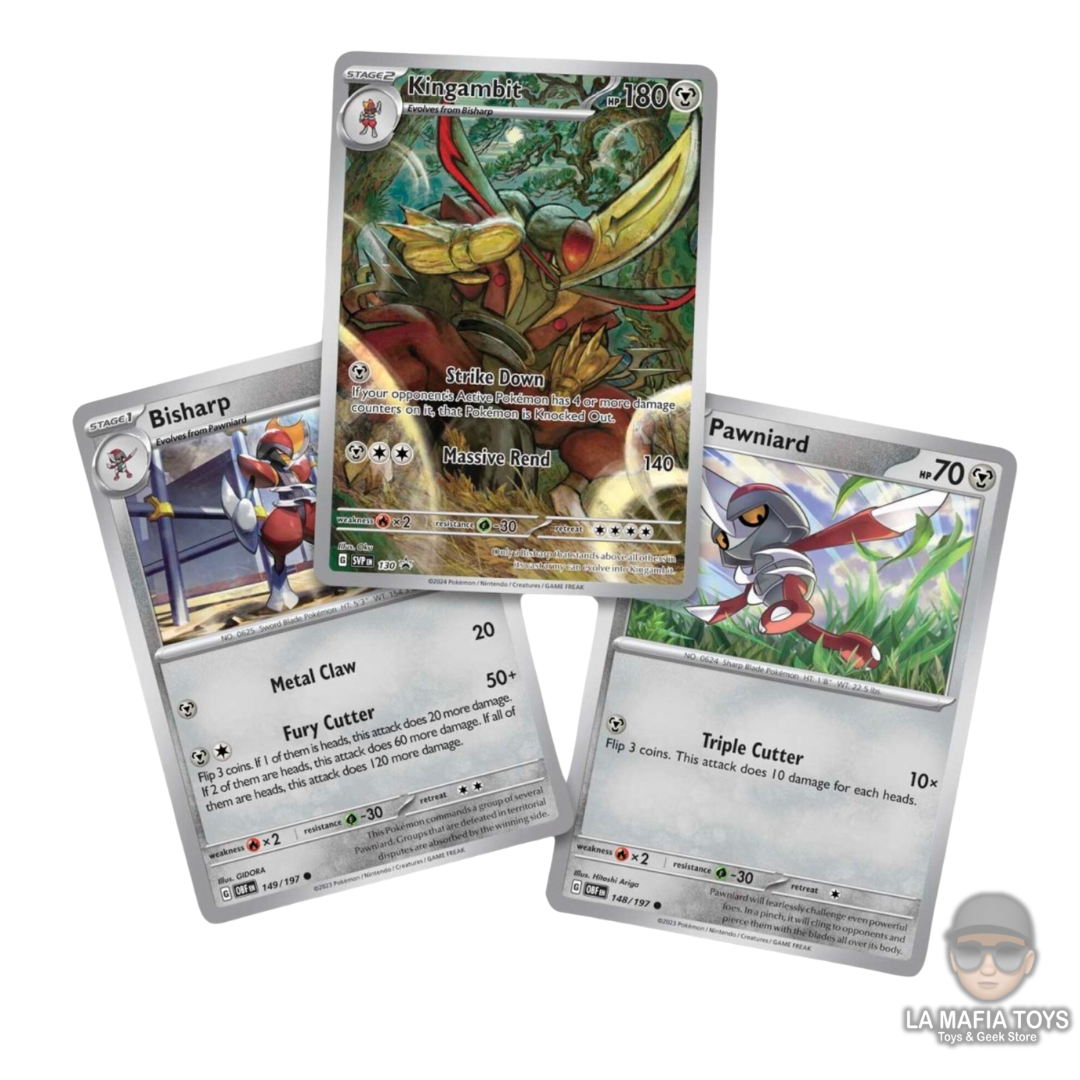 Pokemon Tcg Scarlet & Violet shrouded Fable Kingambit Illustration Collection Ingles