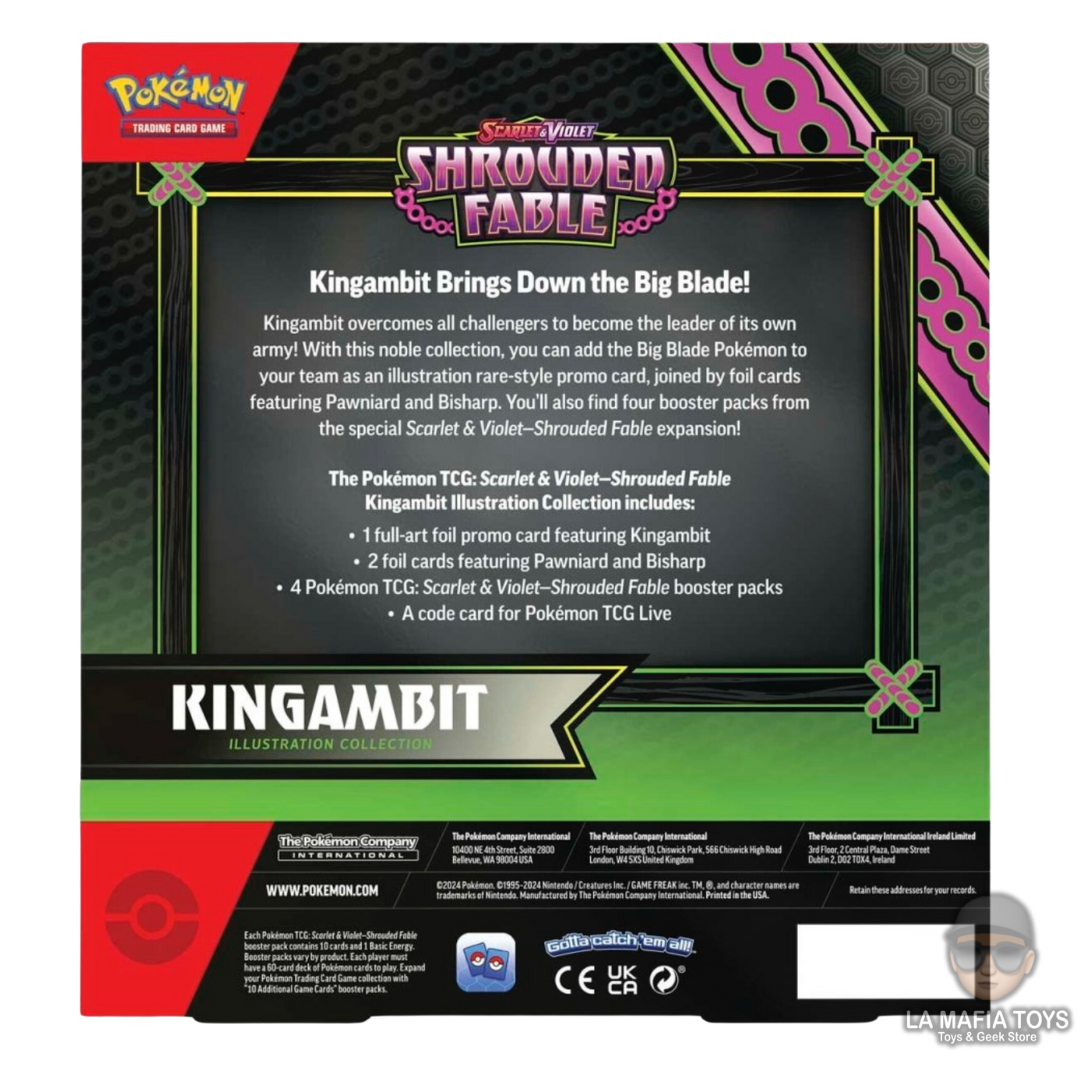 Pokemon Tcg Scarlet & Violet shrouded Fable Kingambit Illustration Collection Ingles