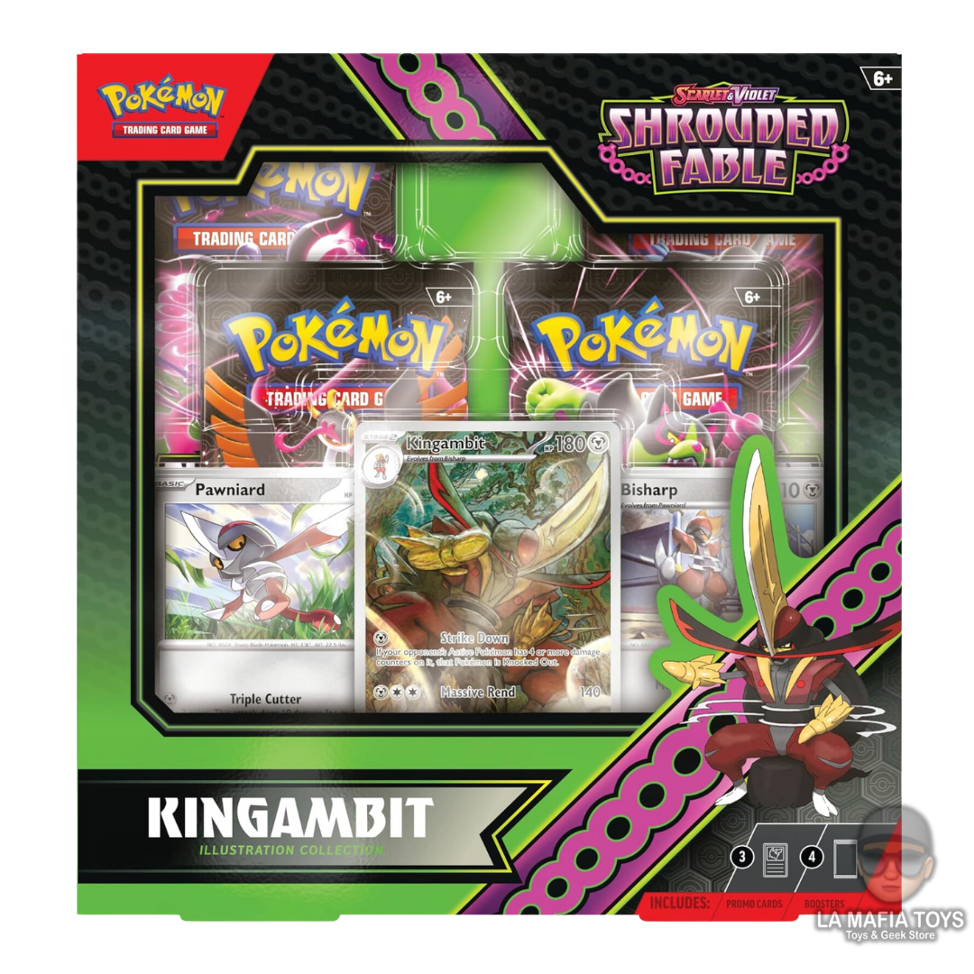 Pokemon Tcg Scarlet & Violet shrouded Fable Kingambit Illustration Collection Ingles