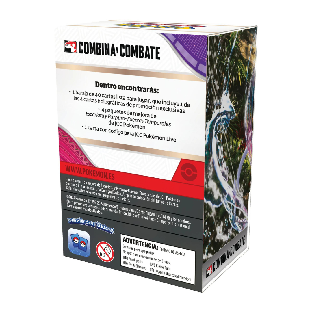 Pokemon TCG Scarlet & Violet Temporal Forces Build & Battle Box Ingles