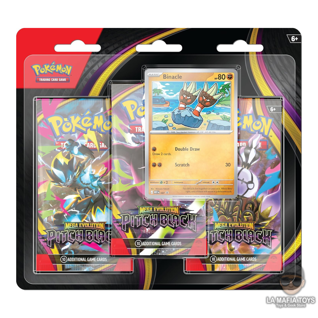 Pokemon Tcg Pitch Black 3 Blister Ingles