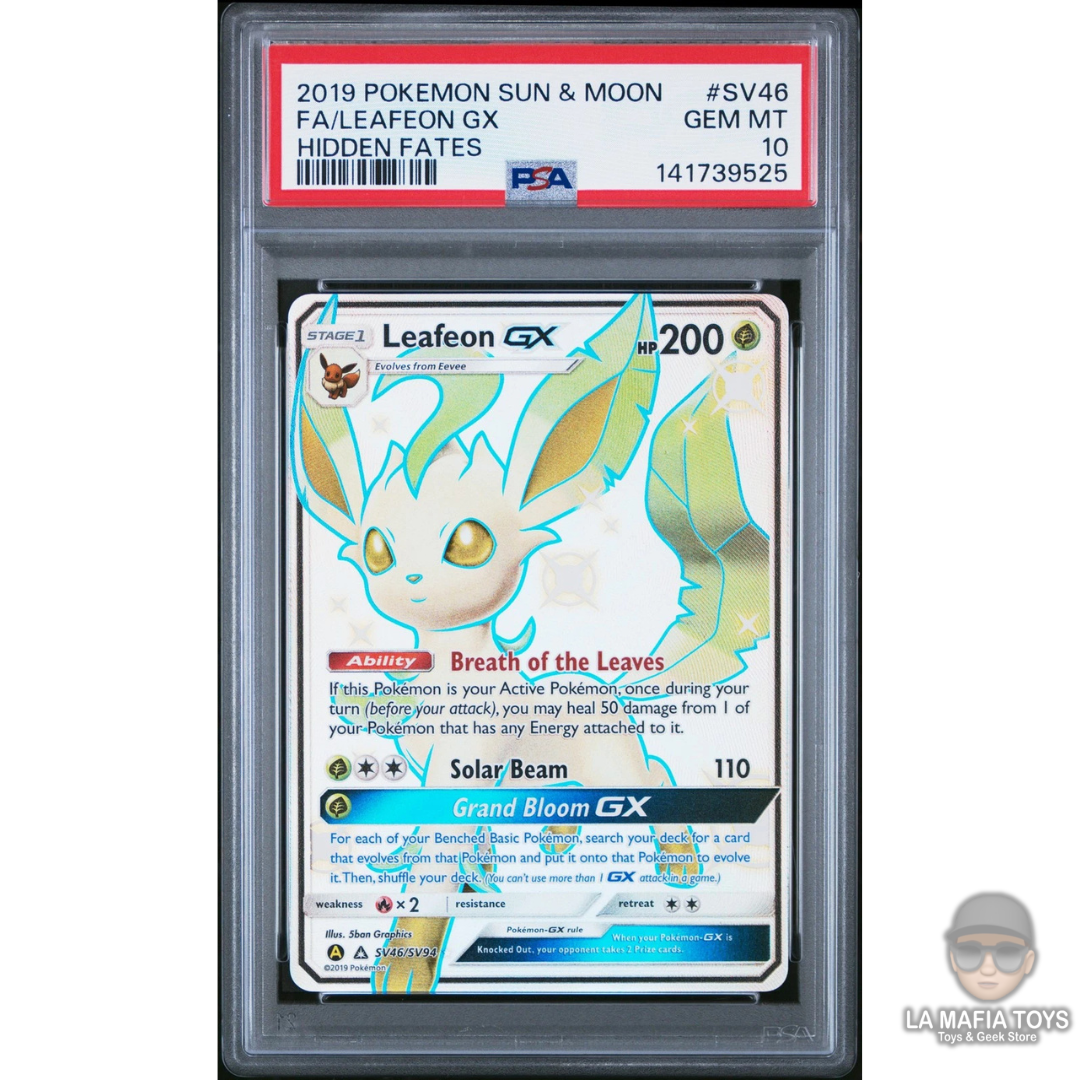 is pokemon cards cheaper in japan Pokemon TCG Chinese Hidden Fates Shiny Vault Leafeon GX / AC2a #218/20 –  PokeWayne main image 0