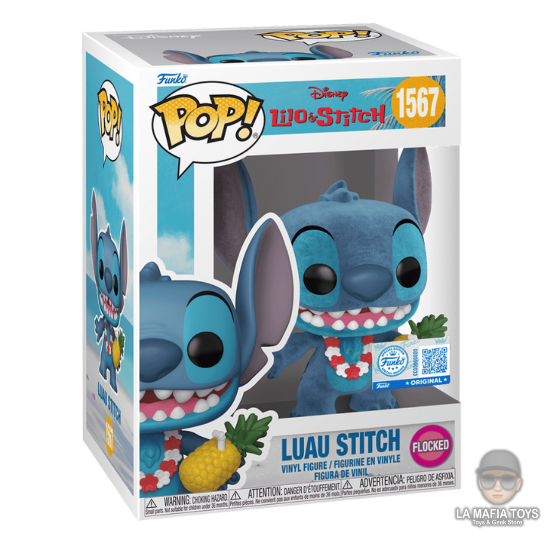 Funko Luau Stitch 1567 (Flocked) Exclusive