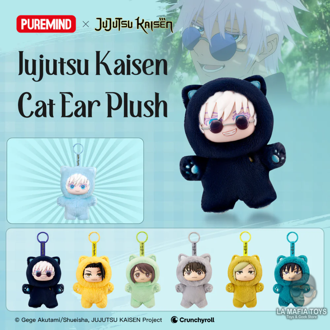 Puremind Jujutsu Kaisen Plush Blind Box Cat Ear Plush