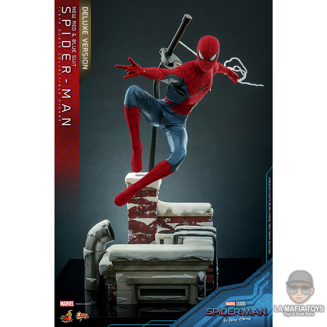 Hot Toys Marvel Spider Man New Red And Blue Suit Deluxe Version