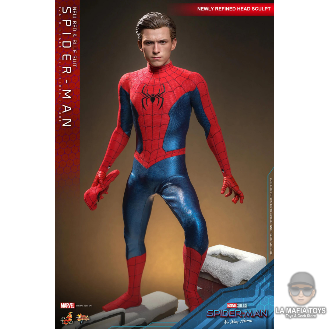 Hot Toys Marvel Spider Man New Red And Blue Suit Deluxe Version