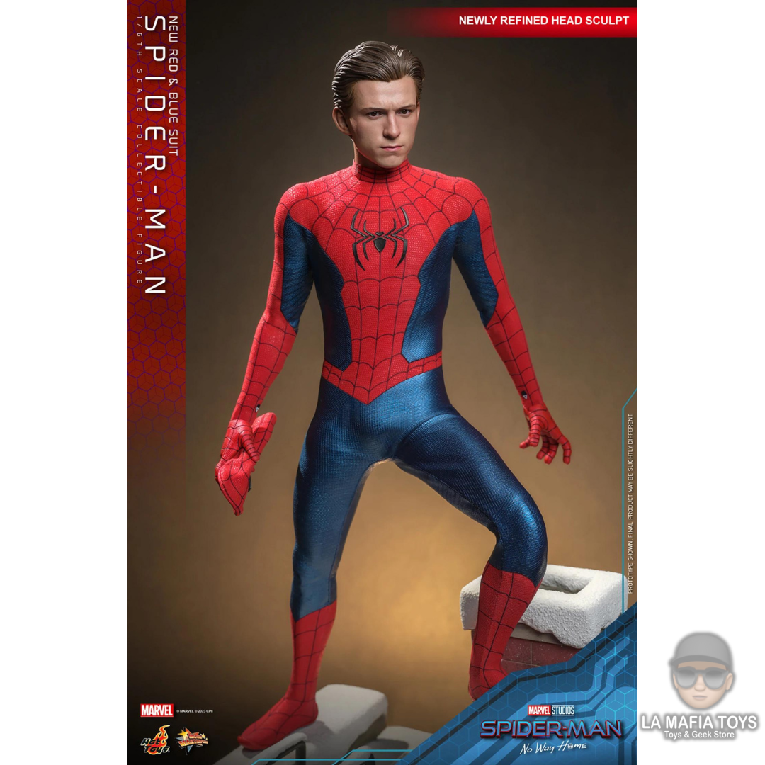 Hot Toys Marvel Spider Man New Red And Blue Suit Deluxe Version