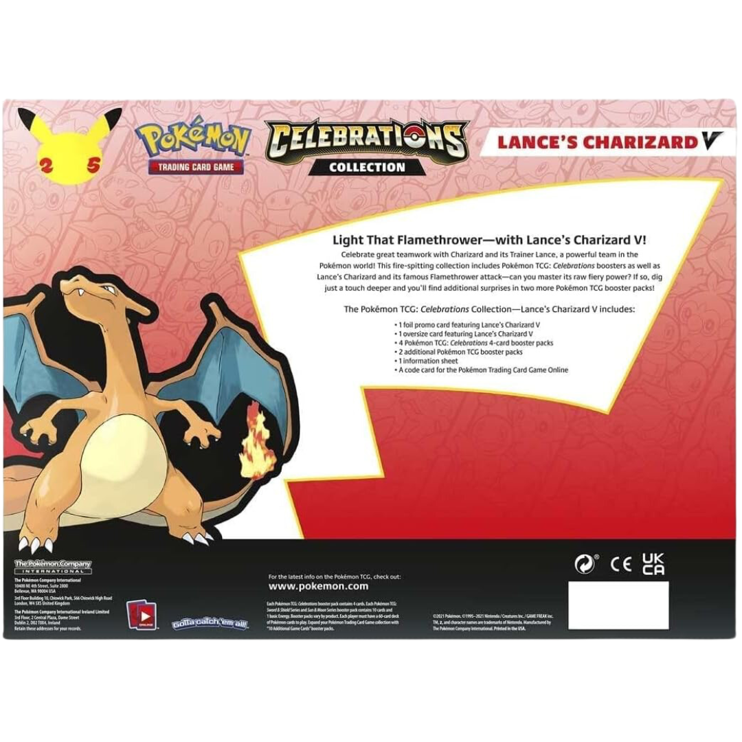 Pokemon Tcg Lance Charizard V Collection Box Sealed