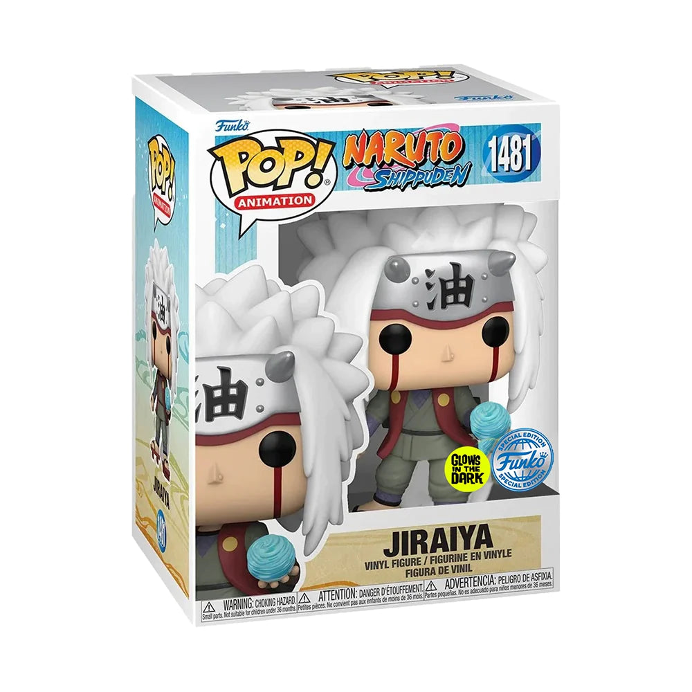 Funko Pop Jiraiya 1481 Naruto Shippuden Glow Exclusivo