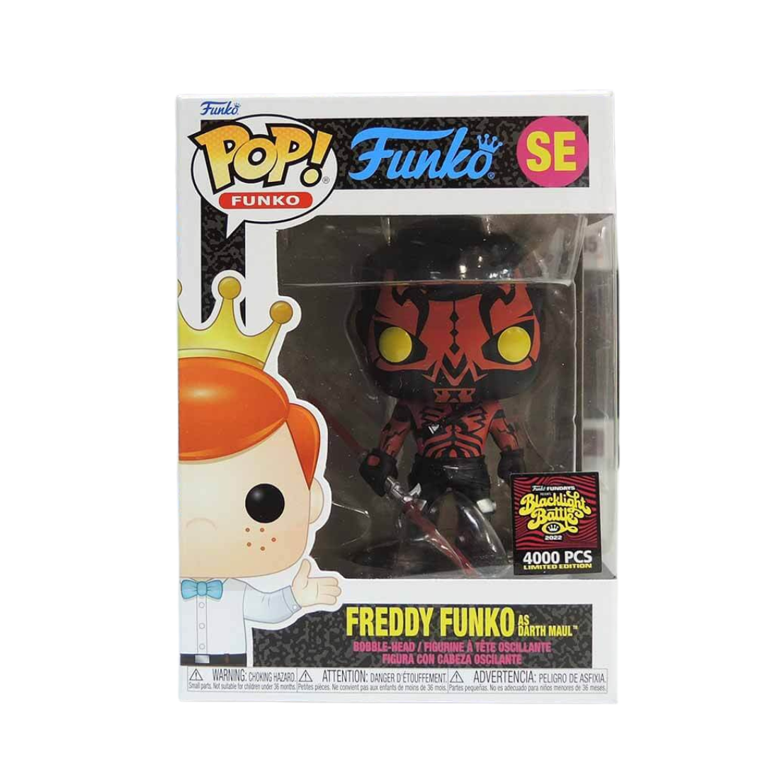 Funko Pop Freddy Darth Maul Fundays Blacklight Battle 2022 Exclusivo