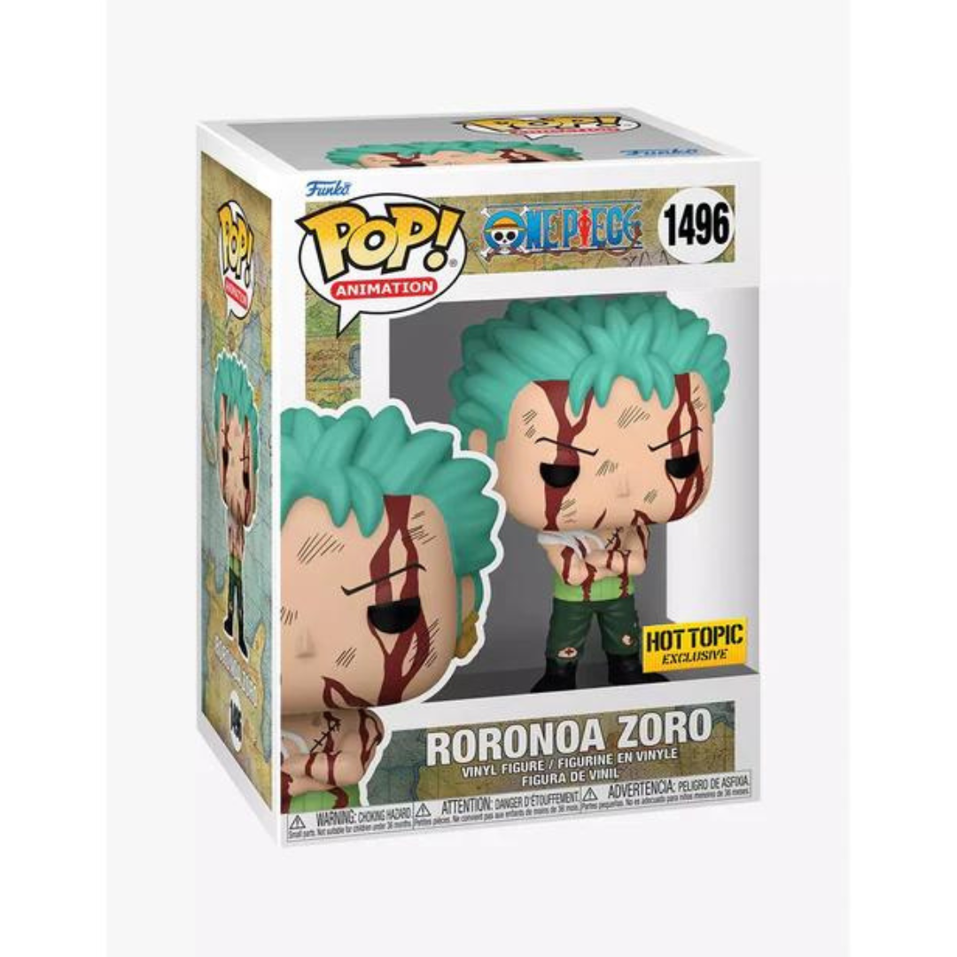 Funko Pop One Piece Zoro 1496 Hot Topic Exclusivo