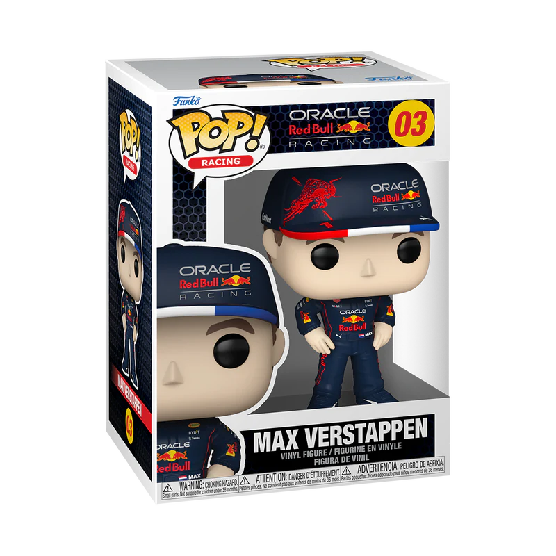 Funko Pop Max Verstappen 03 Formula 1 Oracle Red Bull Racing