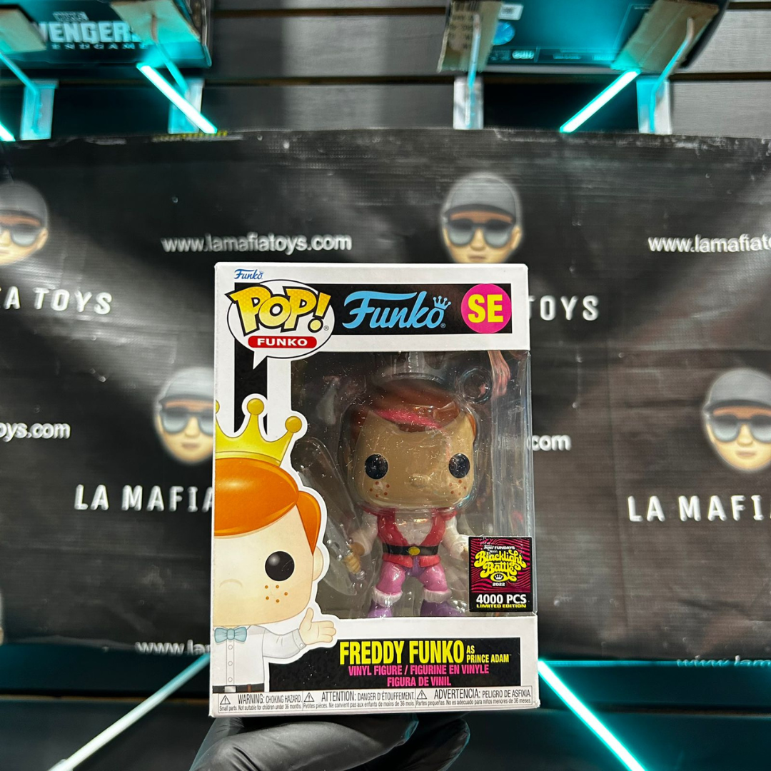 Funko Pop Freddy Prince Adam Fundays Blacklight Battle 2022 Exclusivo