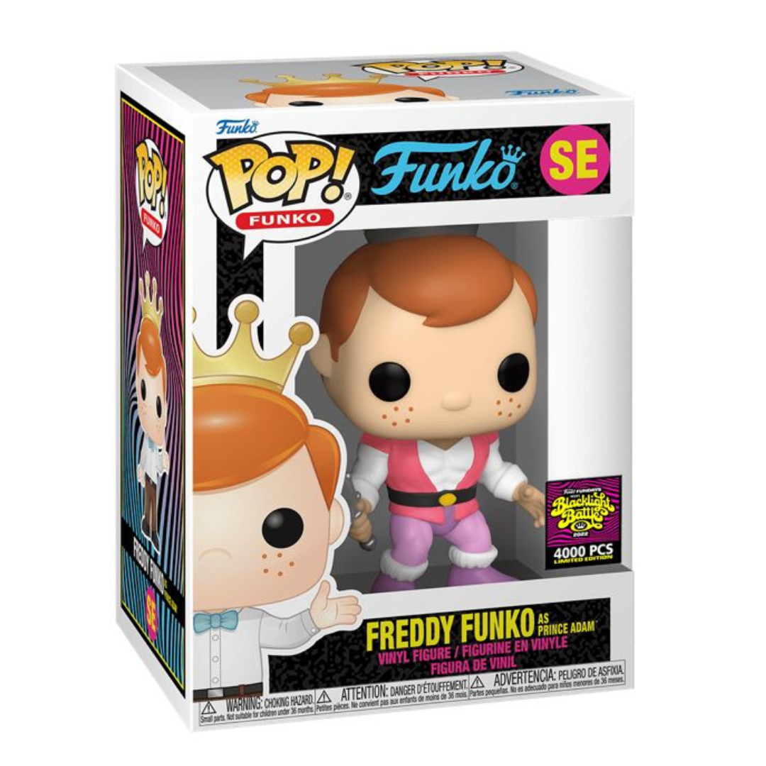 Funko Pop Freddy Prince Adam Fundays Blacklight Battle 2022 Exclusivo