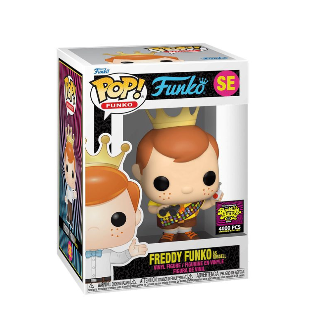 Funko Pop Freddy Russell Fundays Blacklight Battle 2022 Exclusivo