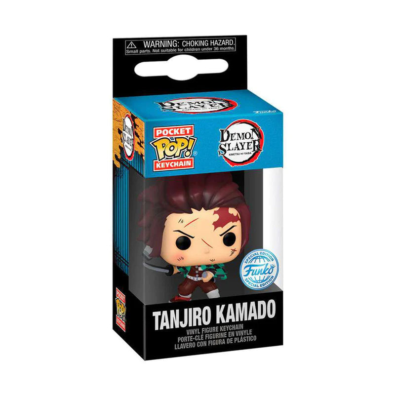 Funko Pocket Pop Keychain Demon Slayer Tanjiro Kamado Exclusivo