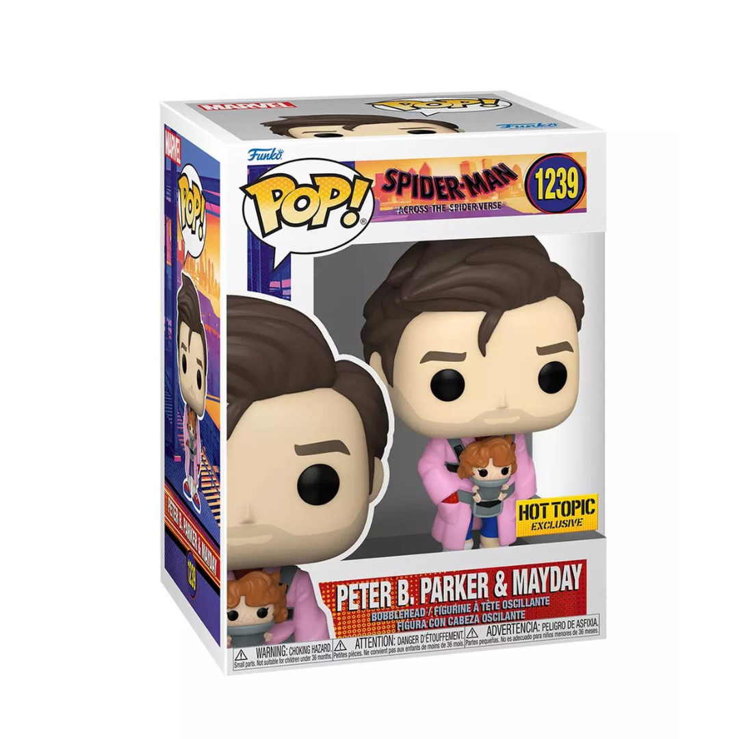 Funko Pop SpiderMan Peter B Parker 1239 Hot Topic Exclusivo