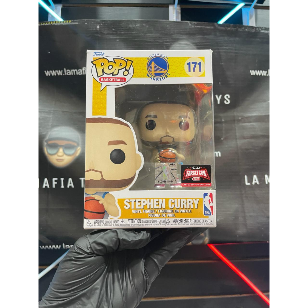 Funko Pop NBA Warriors Stephen Curry 171 Targetcon 2024 Exclusivo