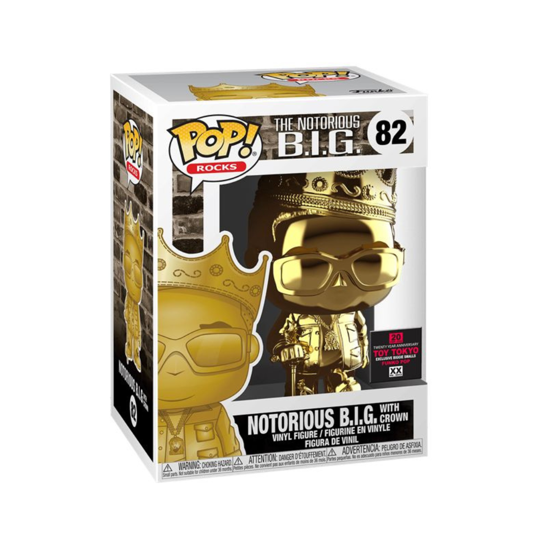 Funko Pop Notorious BIG 82 Notorious BIG Toy Tokyo Exclusivo