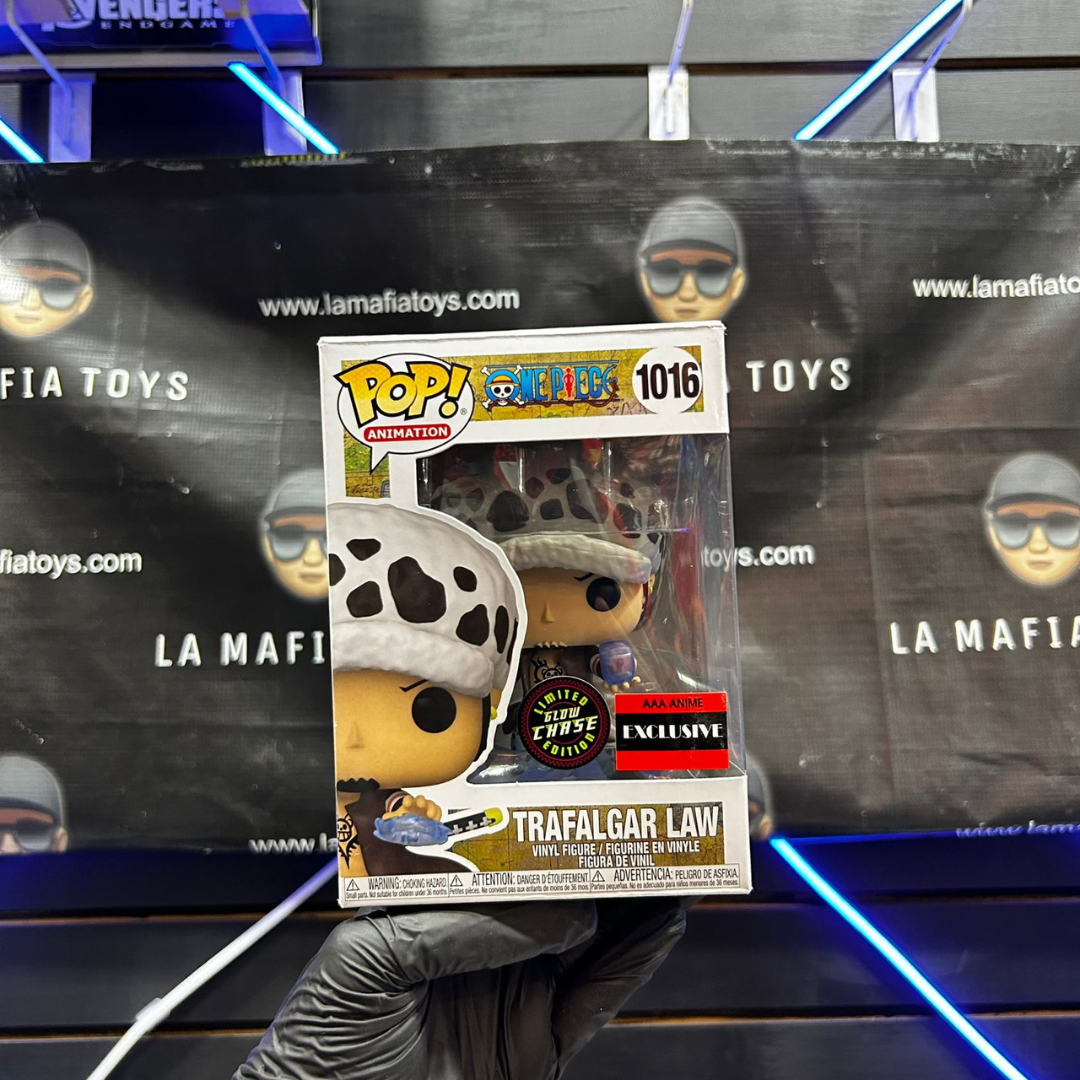 Funko Pop One Piece Trafalgar Law 1016 AAA Anime Exclusivo Glow Chase