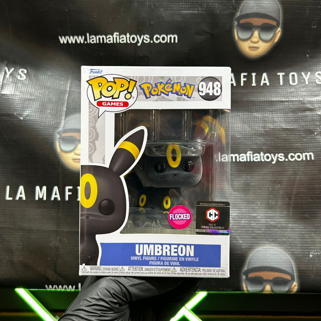 Pop Pokemon Umbreon Flocked Chalice Exclusivo