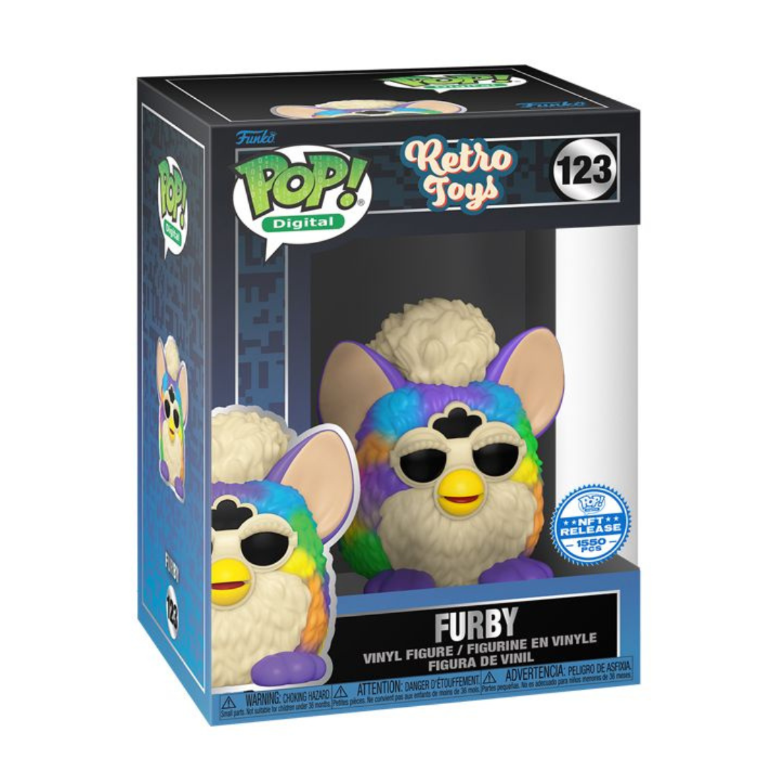 Funko Pop Furby 123 Retro Toys NFT Release 1550 Pcs Exclusivo