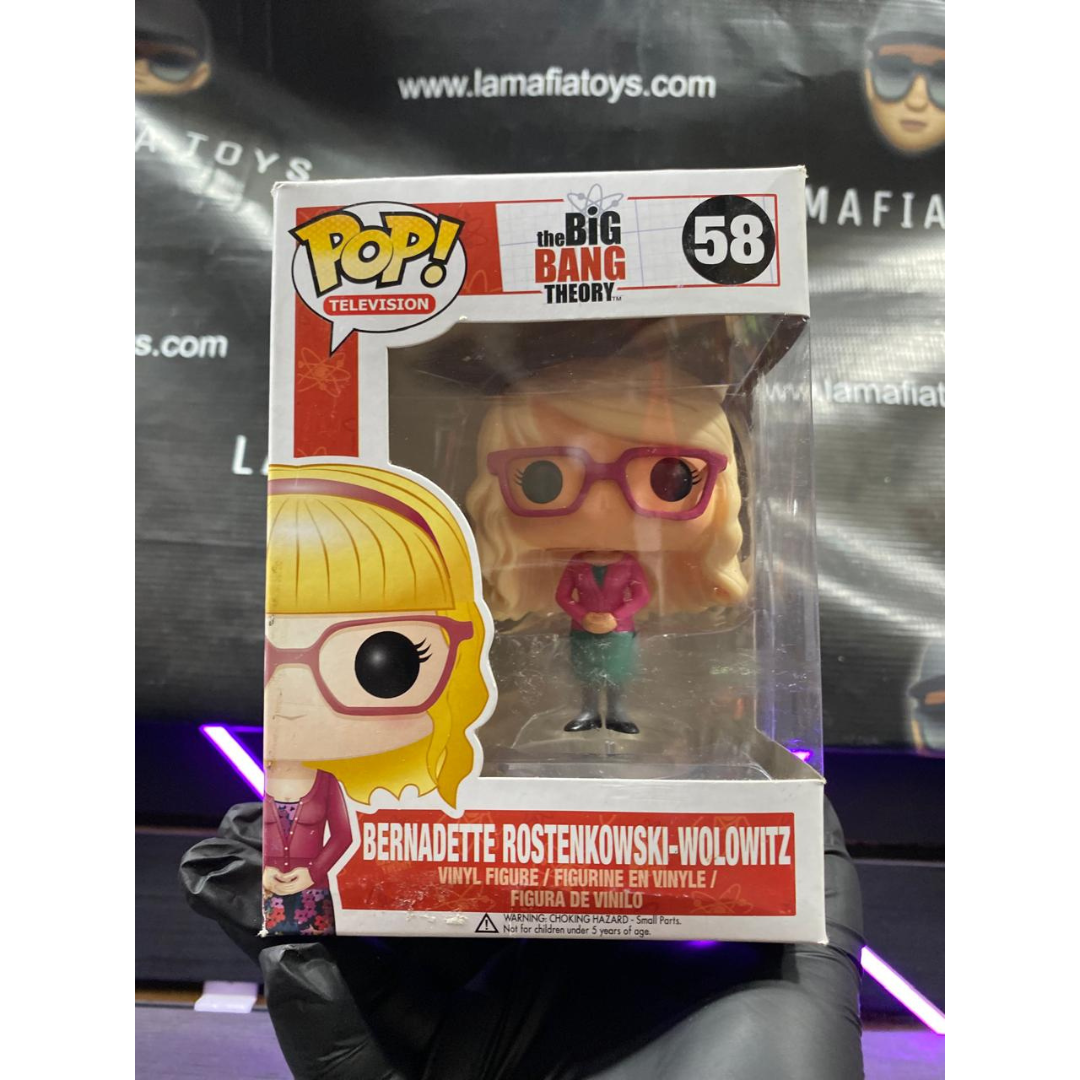 Funko Pop Bernadette Rostenkowski The Big Bang Theory 58