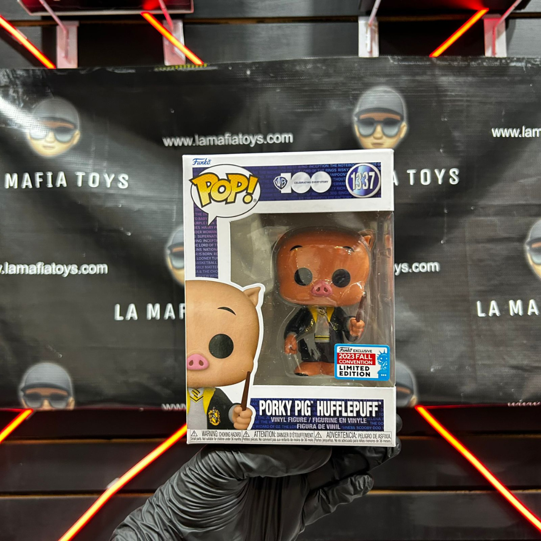 Funko Pop Porky Hufflepuff 1337 Looney Tunes Harry Potter NYCC 2023 Exclusivo