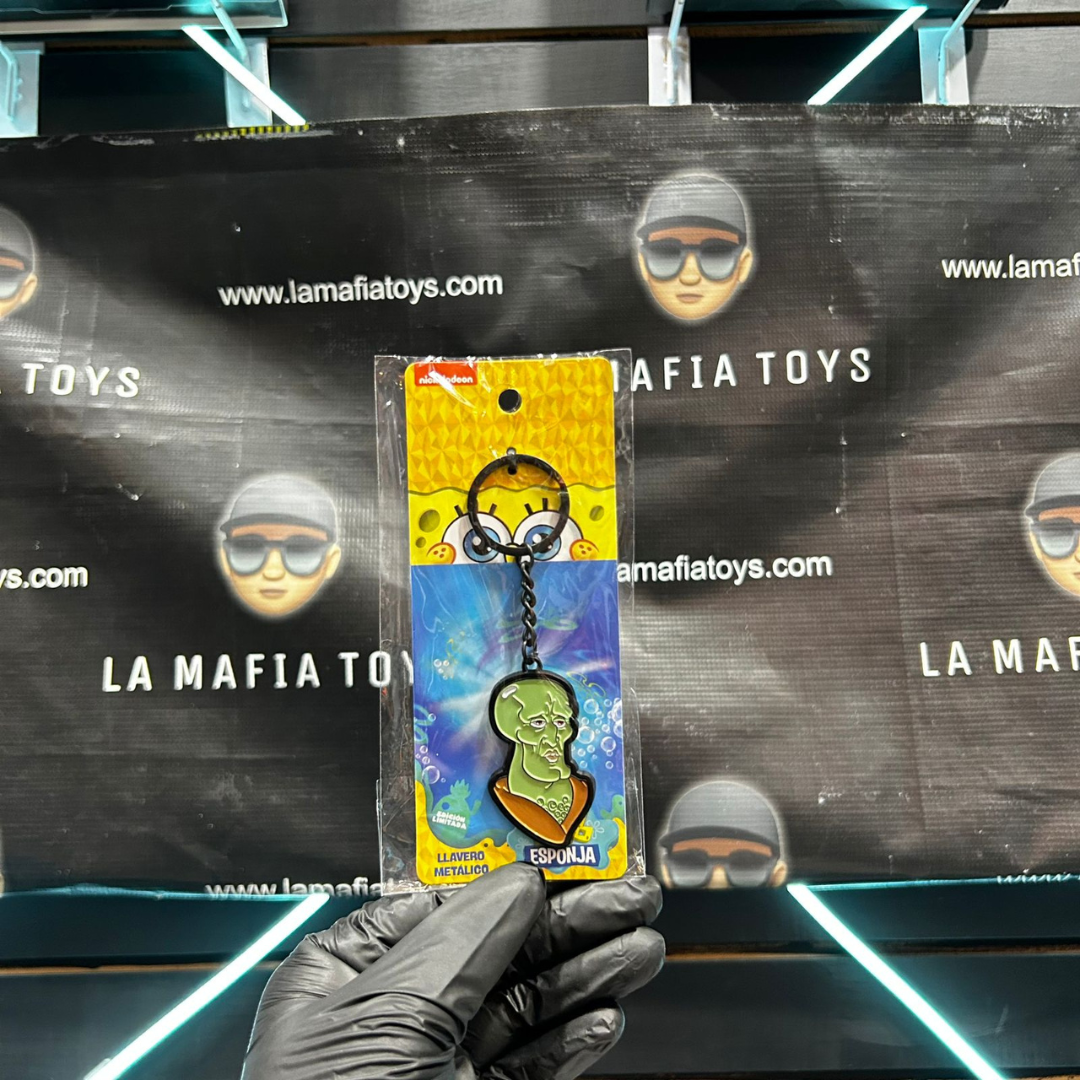 Bob Esponja Calamardo Guapo Llavero Geek