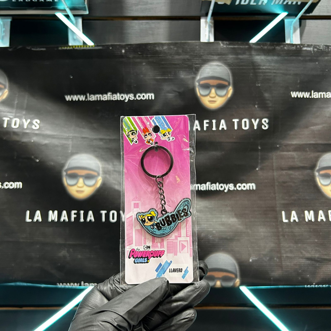 Chicas Super Poderosas Burbuja Llavero Geek