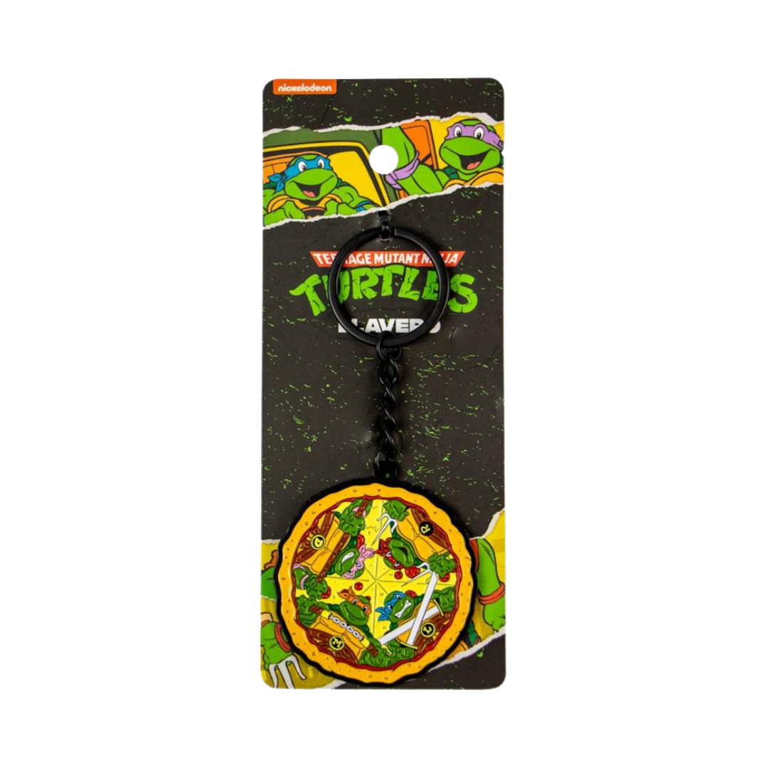 LLAVERO GEEK PIZZA TORTUGAS