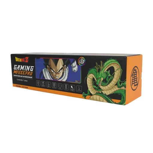 Mouse Pad Dragon Ball Vegeta Gaming Luz Led Limited Edition Geek