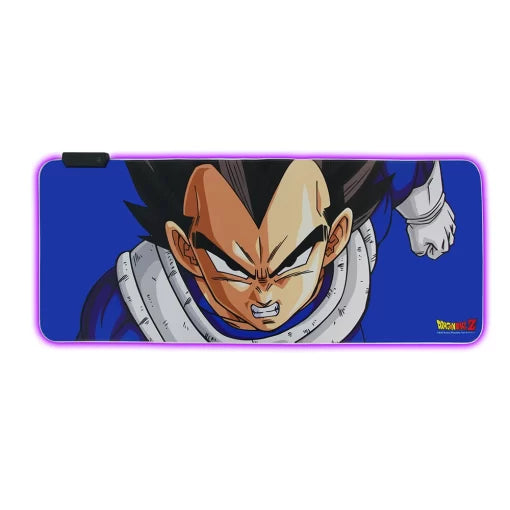 Mouse Pad Dragon Ball Vegeta Gaming Luz Led Limited Edition Geek