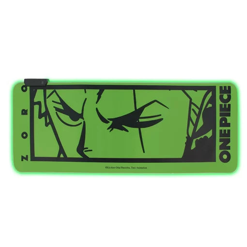 Mouse Pad One Piece Zoro Gaming Luz Led Limited Edition Geek