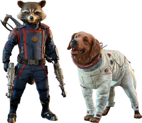 Hot Toys Marvel Rocket And Cosmo
