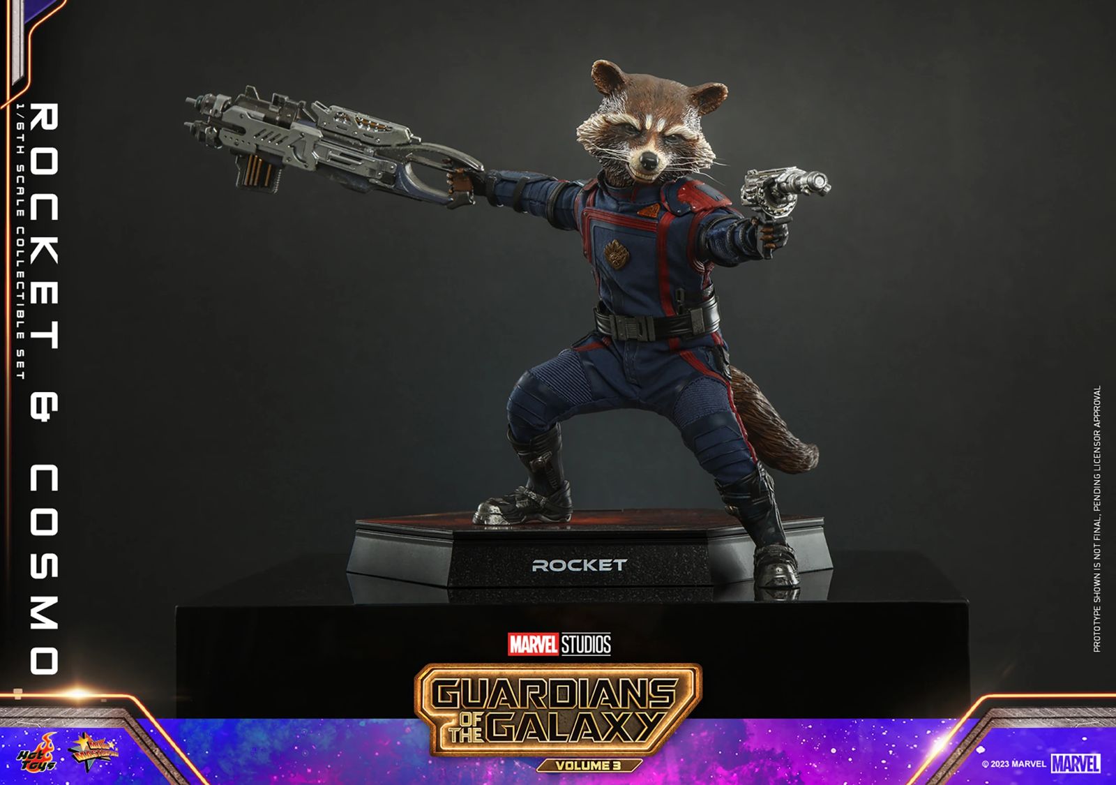 Hot Toys Marvel Rocket And Cosmo