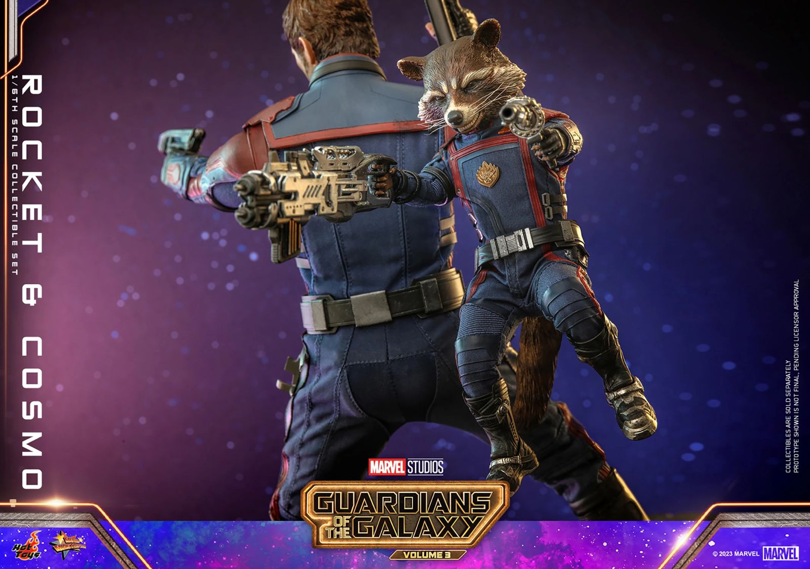 Hot Toys Marvel Rocket And Cosmo