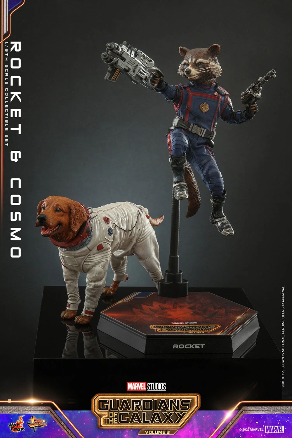 Hot Toys Marvel Rocket And Cosmo