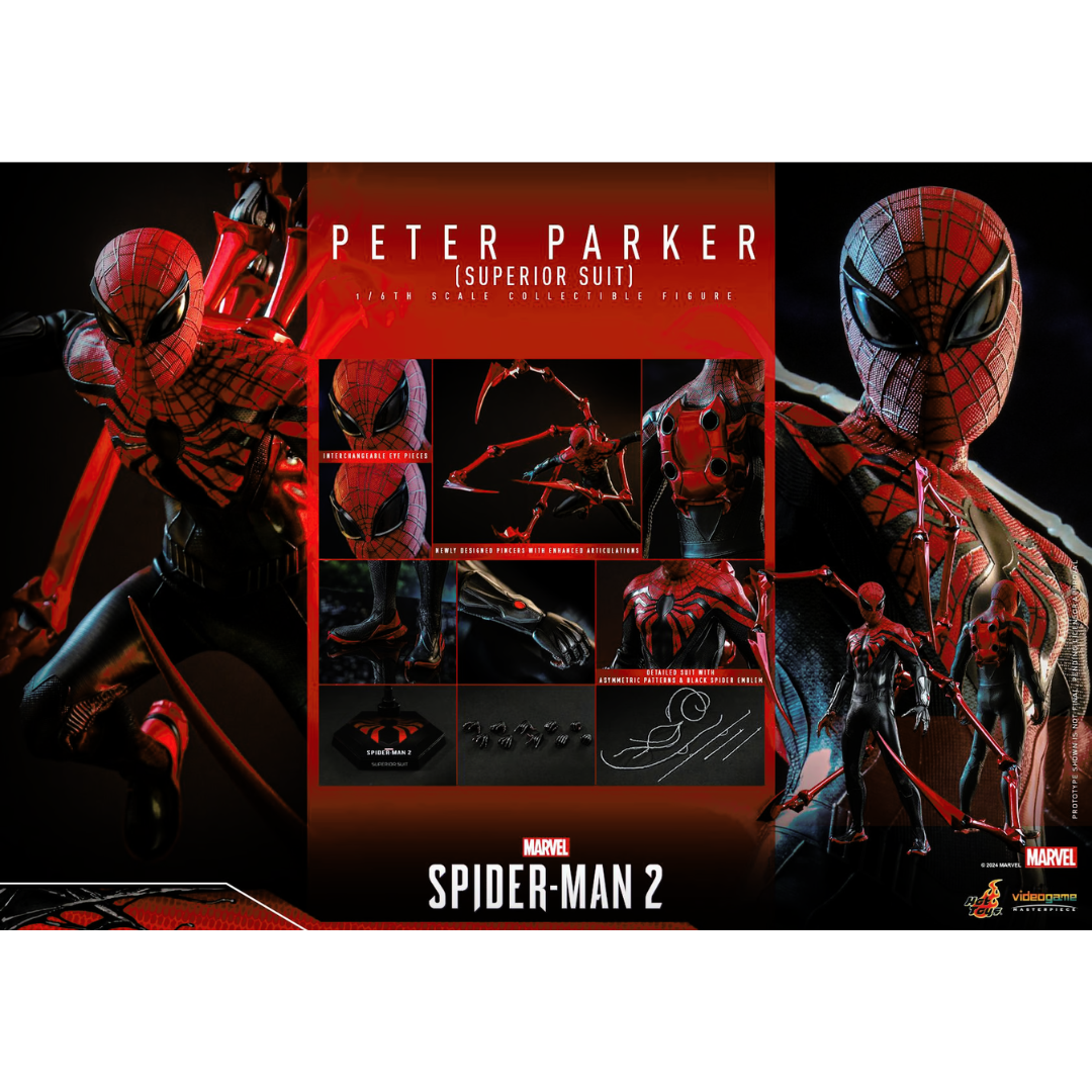Hot Toys Marvel Peter Parker Superior Suit SpiderMan