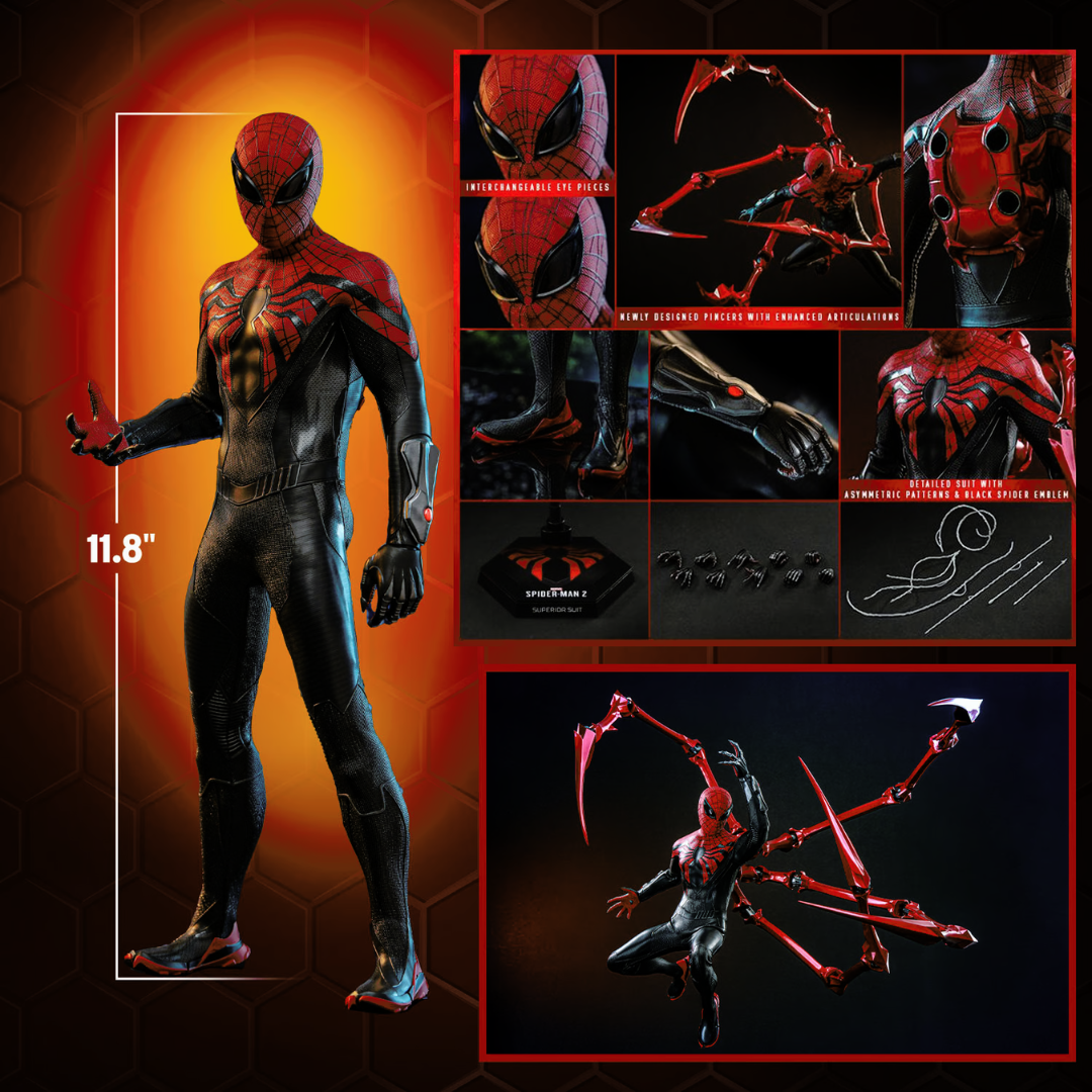 Hot Toys Marvel Peter Parker Superior Suit SpiderMan