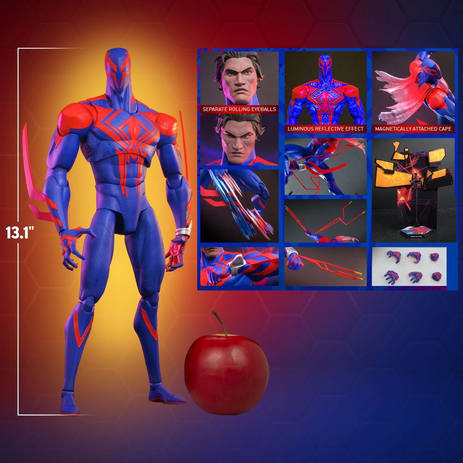 Hot Toys Marvel Spider Man 2099 Spider Man Across The Spider Verse