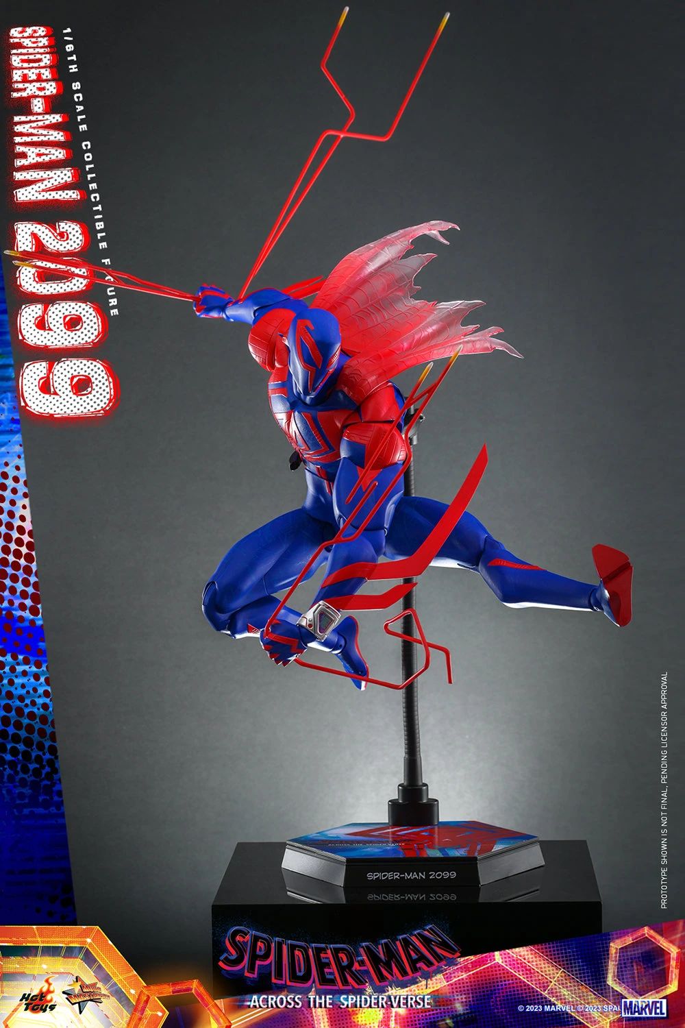 Hot Toys Marvel Spider Man 2099 Spider Man Across The Spider Verse