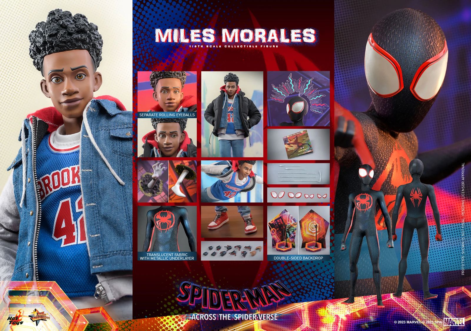 Hot Toys Marvel Miles Morales Spider Man Across The Spider Verse