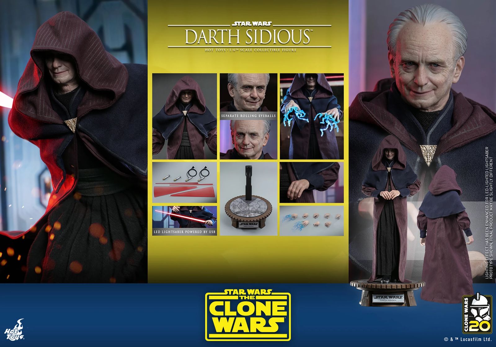 Hot Toys Star Wars Darth Sidious