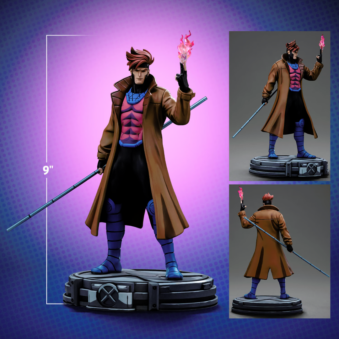 Sideshow X-Men 97 Gambit Iron Studios