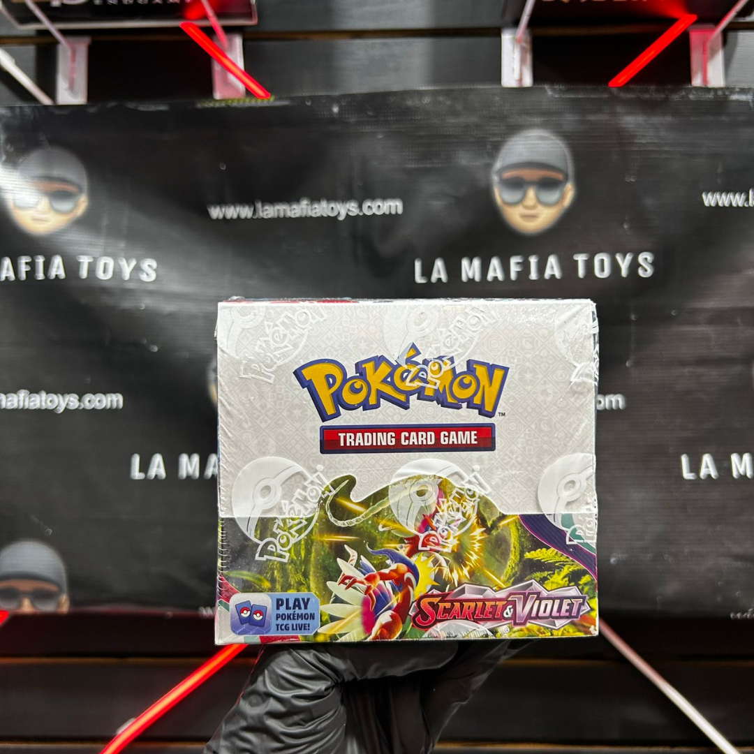 JUEGO DE CARTAS POKEMON TRADING CARD GAME SCARLET AND VIOLET BOOSTER DISPLAY INGLES