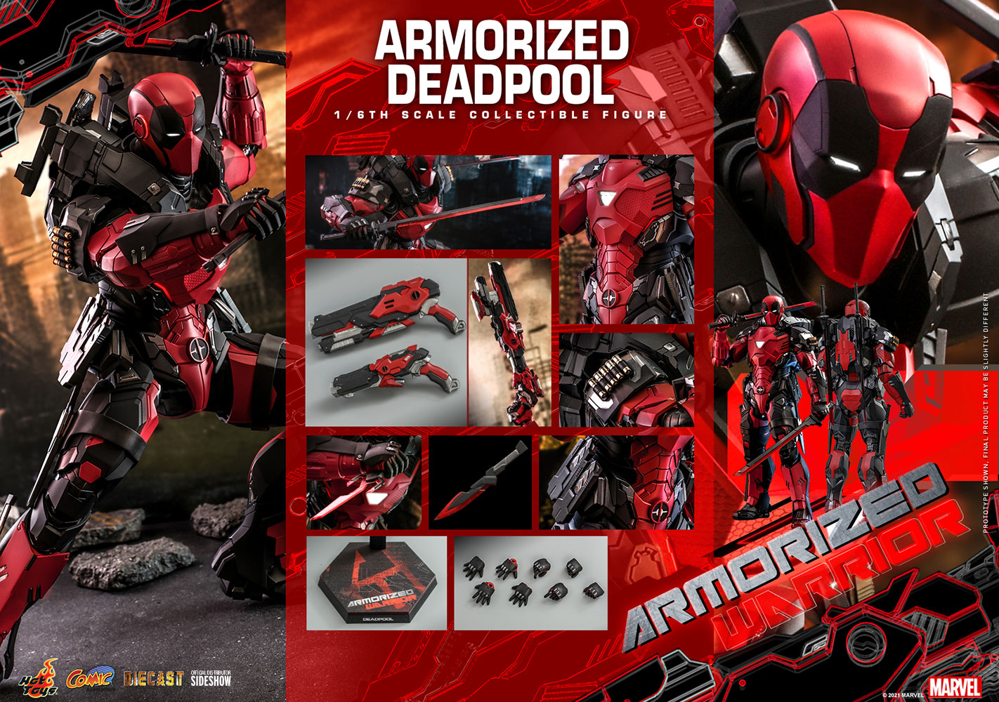 Hot Toys Armorized Warrior Armorized Deadpool