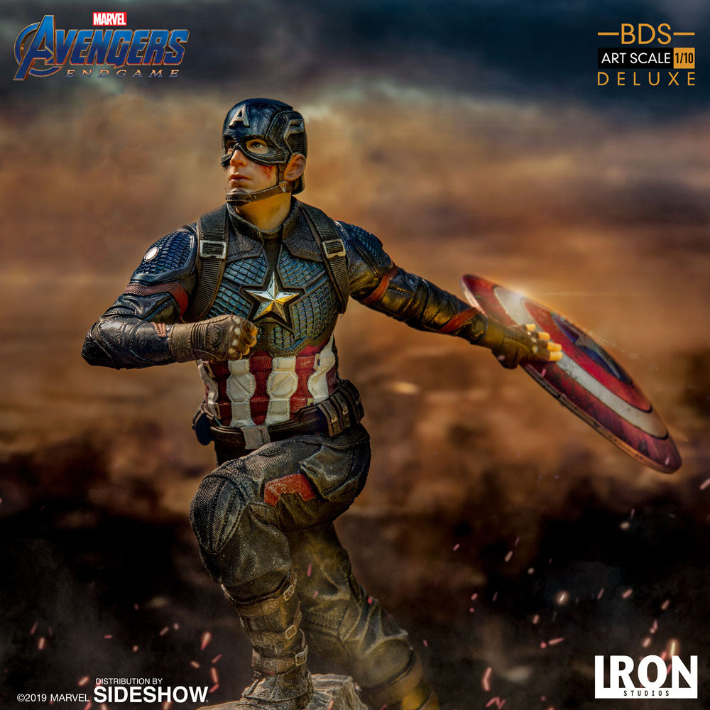 Iron Studios: Avengers Endgame - Capitan America (Deluxe Version)