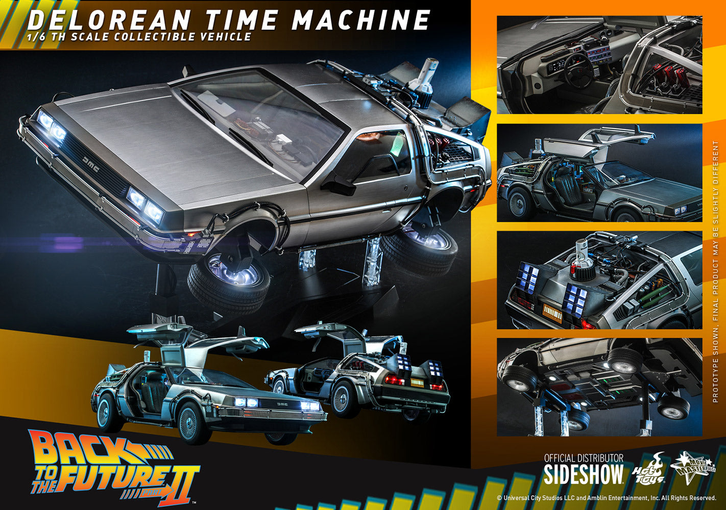 Hot Toys Back To The Future DeLorean Time Machine